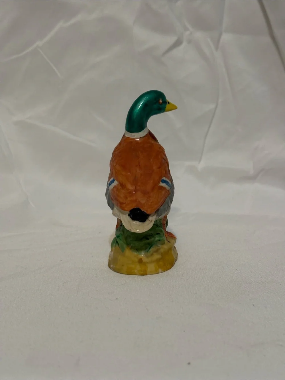 Hand-Painted Mallard Duck Figurine - Multicolor